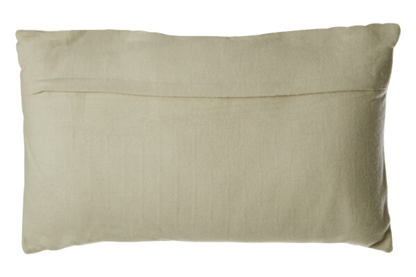 Bosie Kensington Townhouse Rectangular Ivory And Silver Check Cushion
