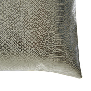 Bosie Kensington Townhouse Silver Snake Effect Cushion