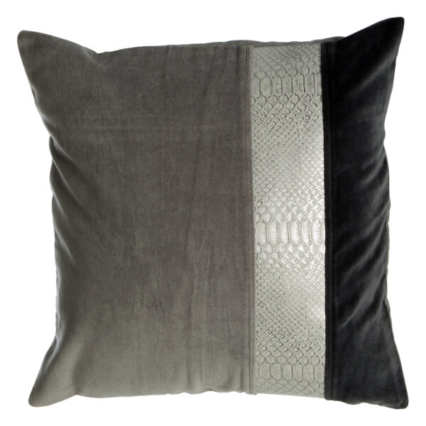 Bosie Kensington Townhouse Grey and Black Cushion