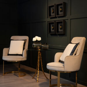 Bosie Hampstead Cream and Black Cushion