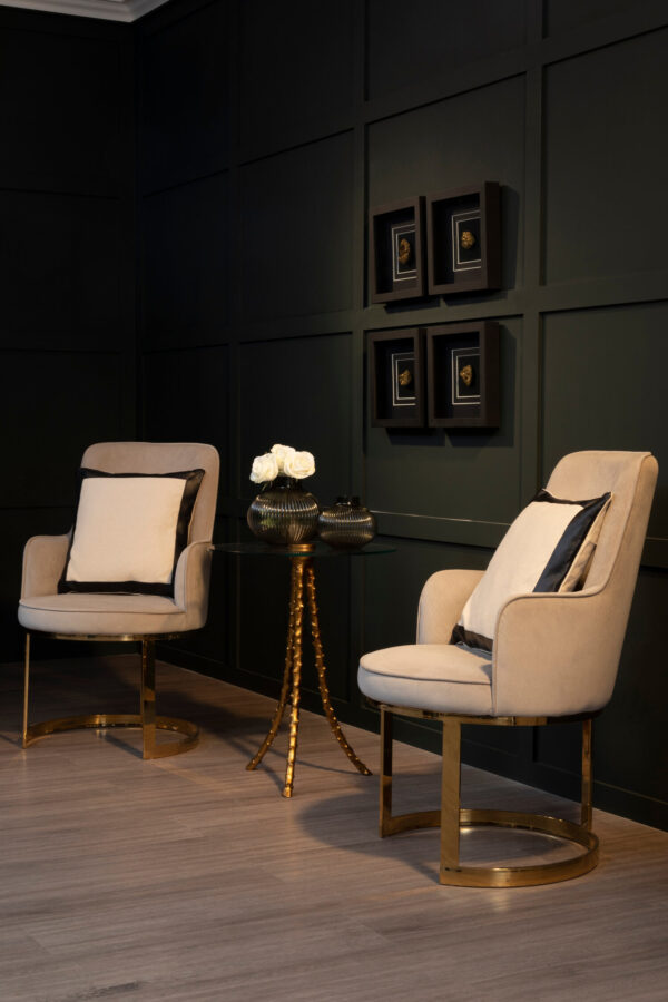 Bosie Hampstead Cream and Black Cushion