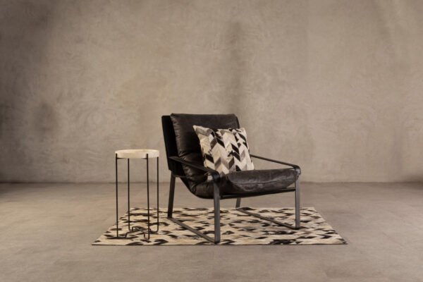 Bosie Safira Black And White Patchwork Cushion Cover