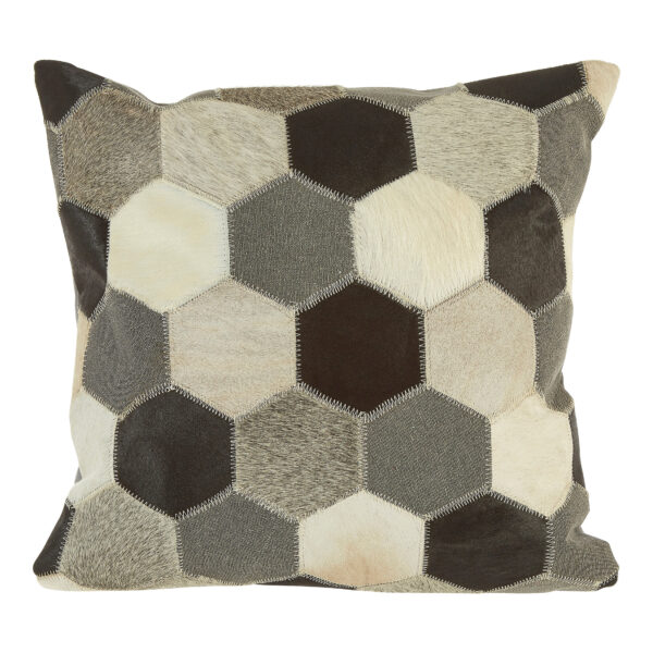 Bosie Safira Black And White And Grey Cushion Cover