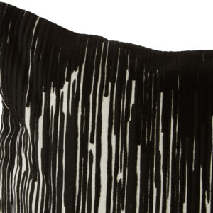 Bosie Ozella Black and White Embroidered Cushion