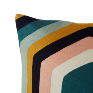 Bosie Ozella Hexagonal Design Embroidered Cushion