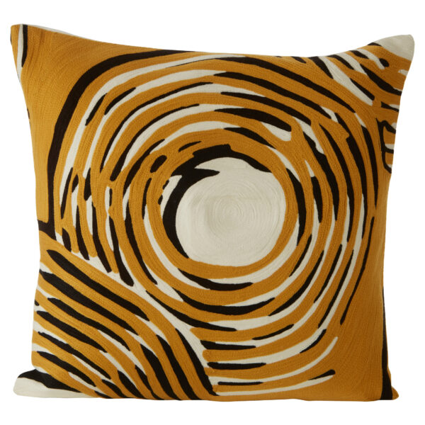 Bosie Ozella Circular Design Embroidered Cushion
