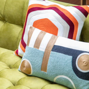 Bosie Ozella Hexagonal Multicolour Cushion