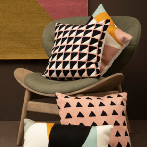 Bosie Ozella Multi Colour Rectangular Cushion