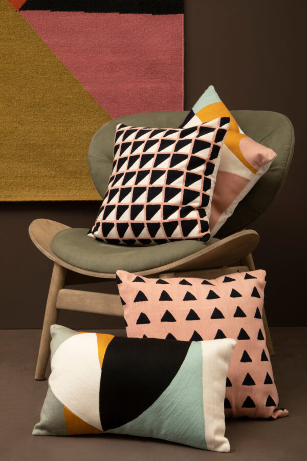Bosie Ozella Multi Colour Rectangular Cushion