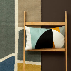 Bosie Ozella Multi Colour Rectangular Cushion