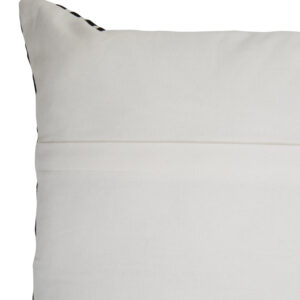 Bosie Ozella Black And White Square Embroidered Cushion