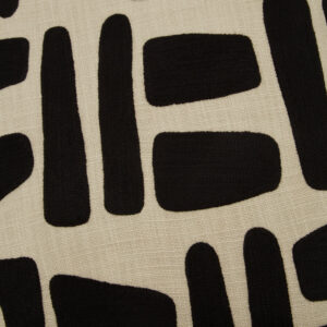 Bosie Ozella Natural And Black Square Cushion