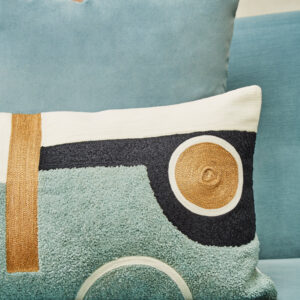 Bosie Ozella Abstract Rectangular Cushion