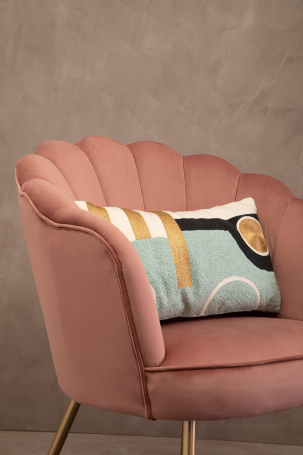 Bosie Ozella Abstract Rectangular Cushion
