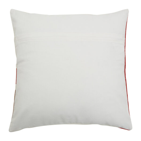 Bosie Ozella Red And White Tonal Cushion