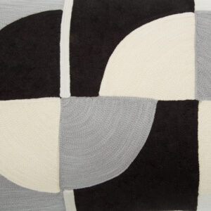 Bosie Ozella Circular Embroidered Rectangular Cushion