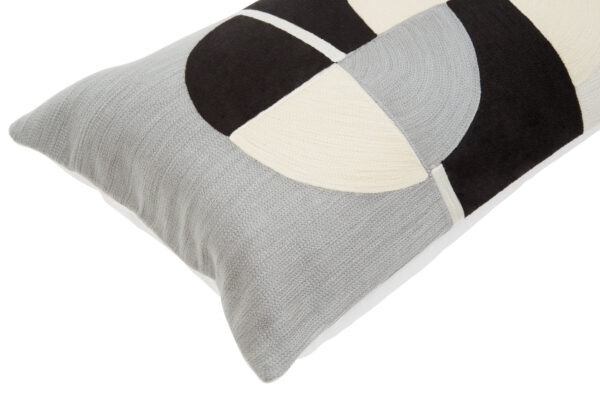Bosie Ozella Circular Embroidered Rectangular Cushion
