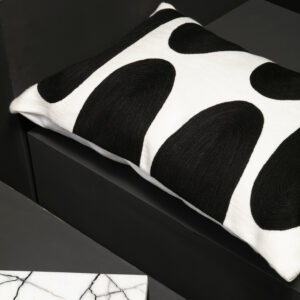 Bosie Ozella Monochrome Rectangular Cushion