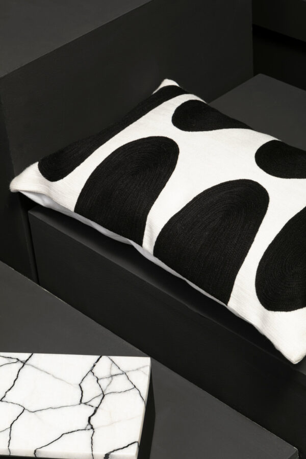 Bosie Ozella Monochrome Rectangular Cushion