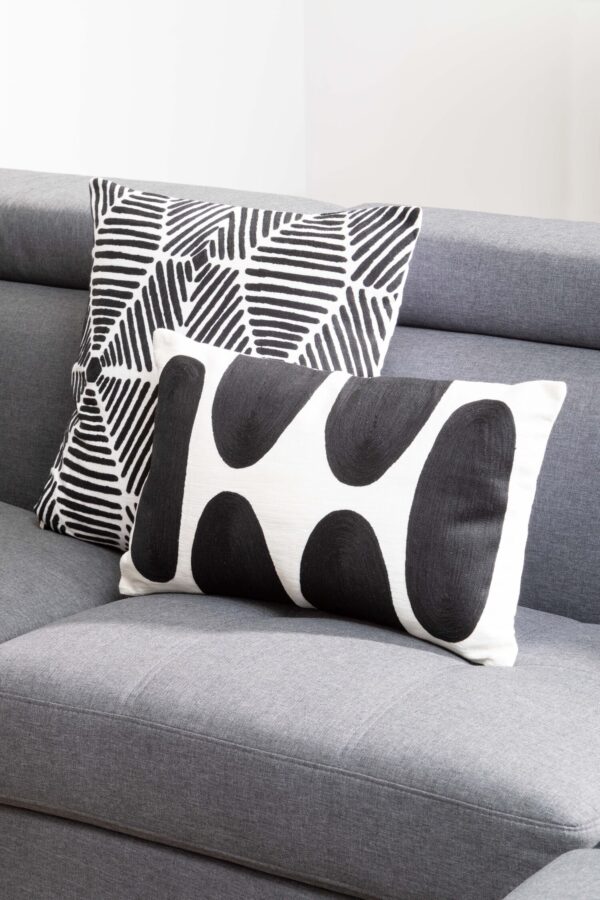 Bosie Ozella Monochrome Rectangular Cushion