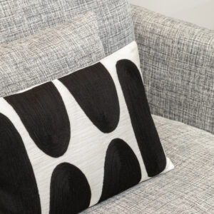 Bosie Ozella Monochrome Rectangular Cushion