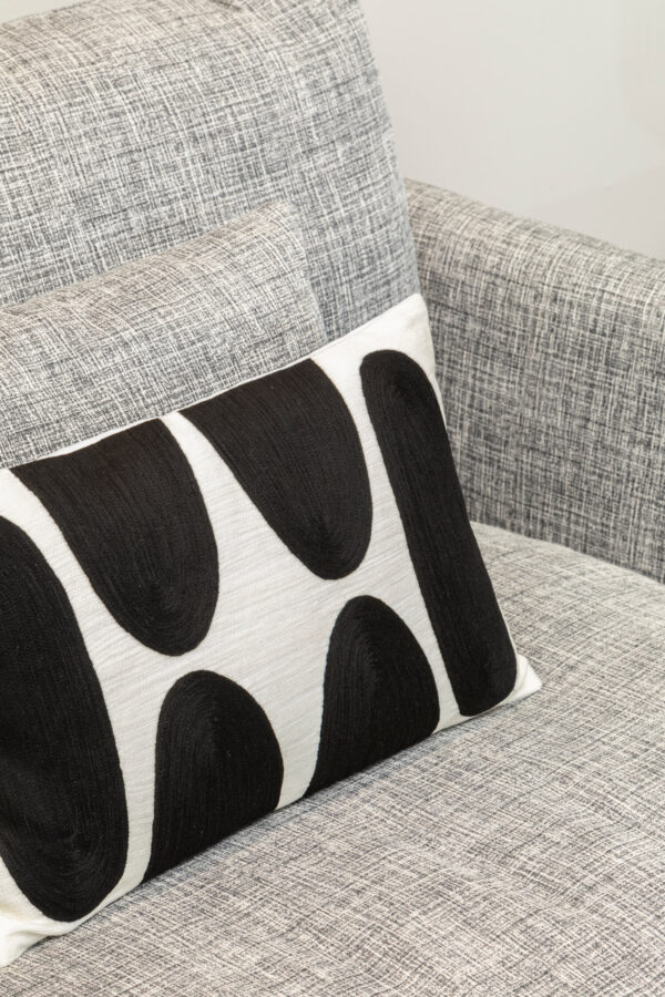 Bosie Ozella Monochrome Rectangular Cushion