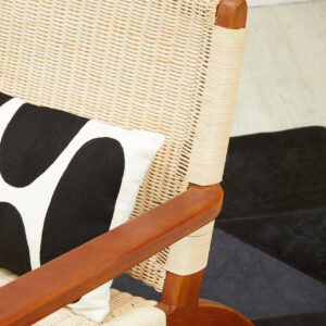 Bosie Ozella Monochrome Rectangular Cushion