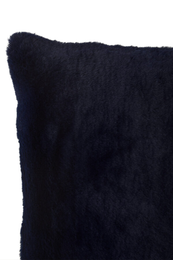 Bosie Lamina Navy Blue Square Cushion