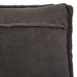 Bosie Lamina Grey Square Fur Cushion