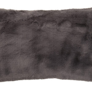 Bosie Lamina Grey Rectangular Fur Cushion