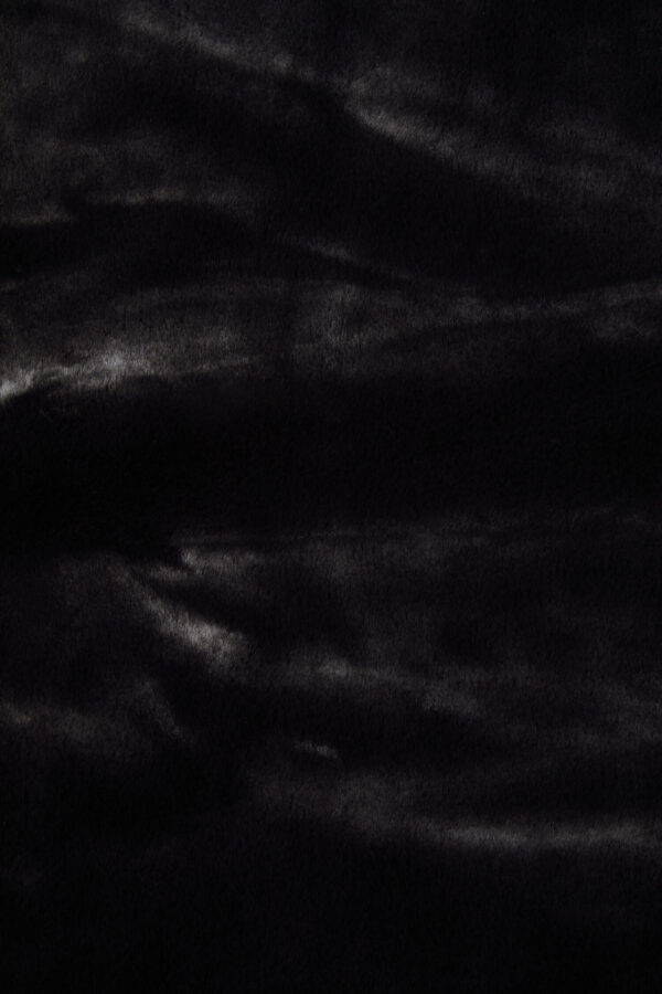 Bosie Lamina Black Faux Fur Throw