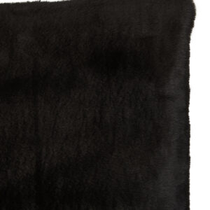 Bosie Lamina Black Square Fur Cushion