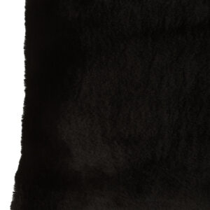 Bosie Lamina Black Square Fur Cushion