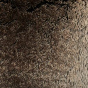 Bosie Lamina Mocha Ombre Square Fur Cushion