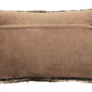 Bosie Lamina Mocha Ombre Rectangular Fur Cushion