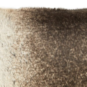 Bosie Lamina Mocha Ombre Rectangular Fur Cushion