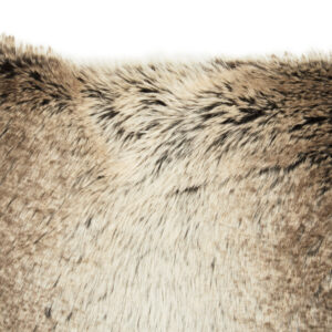 Bosie Lamina Mocha Ombre Rectangular Fur Cushion