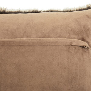 Bosie Lamina Mocha Ombre Rectangular Fur Cushion
