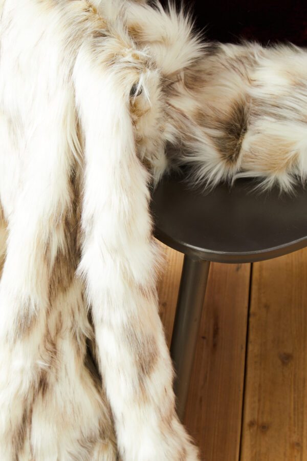 Bosie Lamina Natural Fur Throw