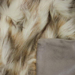 Bosie Lamina Natural Fur Throw
