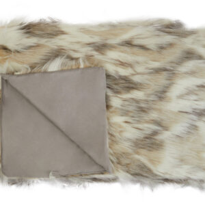 Bosie Lamina Natural Fur Throw