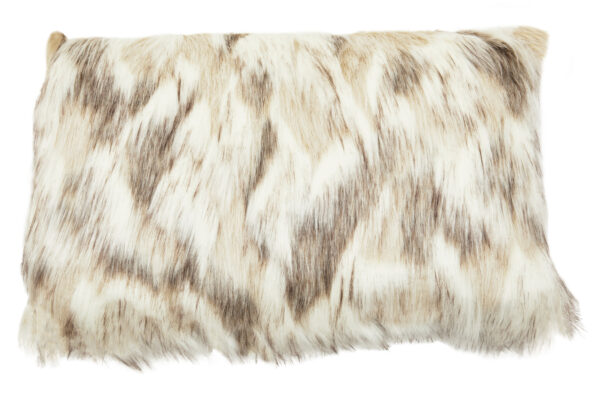 Bosie Lamina Natural Rectangular Fur Cushion