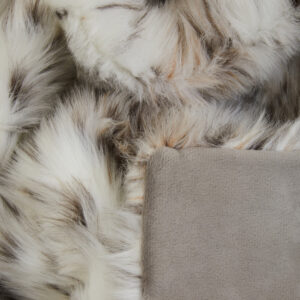 Bosie Lamina Animal Print Fur Throw