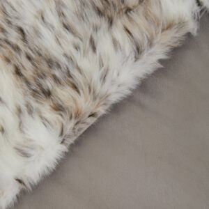 Bosie Lamina Animal Print Fur Throw