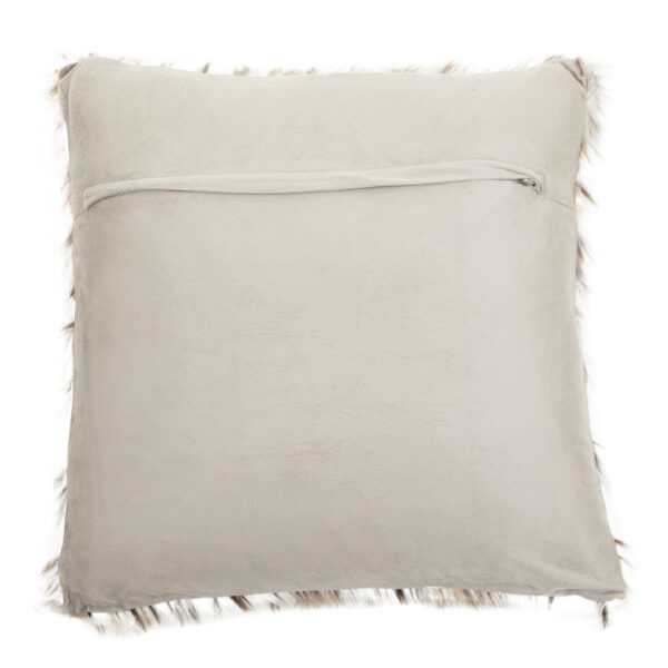 Bosie Lamina Animal Print Square Fur Cushion