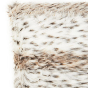 Bosie Lamina Animal Print Square Fur Cushion