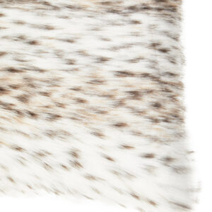 Bosie Lamina Animal Print Square Fur Cushion