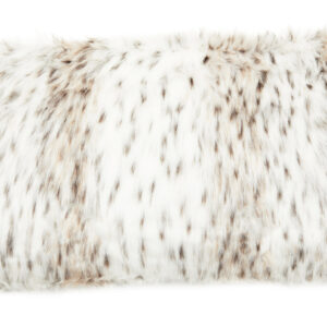 Bosie Lamina Animal Print Rectangular Fur Cushion