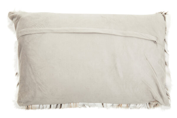 Bosie Lamina Animal Print Rectangular Fur Cushion