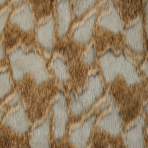 Bosie Lamina Grey And Natural Fur Throw